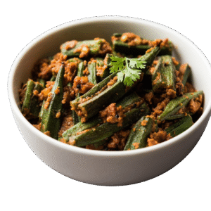 Bhindi <span>(Okra cooked with onion & tomato)</span>