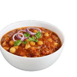 Chana Masala <span>(White Chickpeas cooked with onion & tomato sauce)</span>